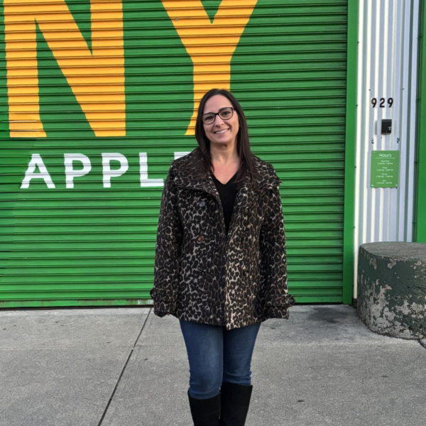 event team member, Cristina