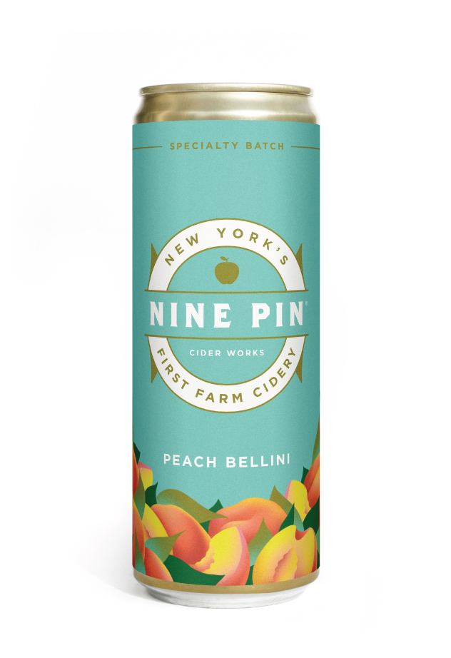 Nine Pin Peach Bellini Can