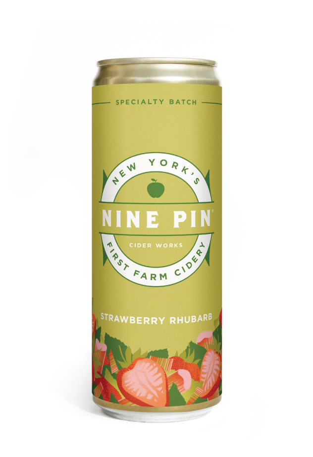 Nine Pin Strawberry Rhubarb Hard Cider