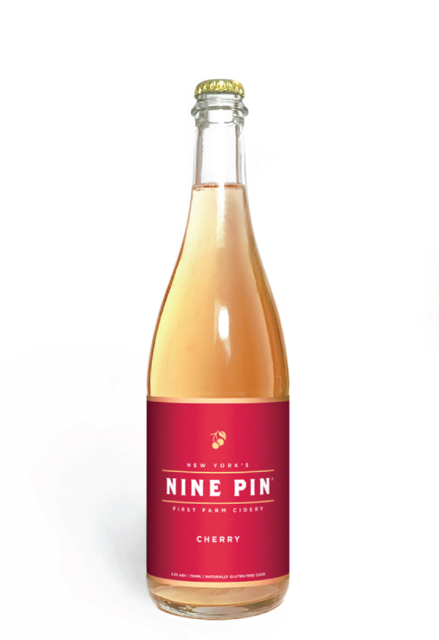 bottle of cherry cider