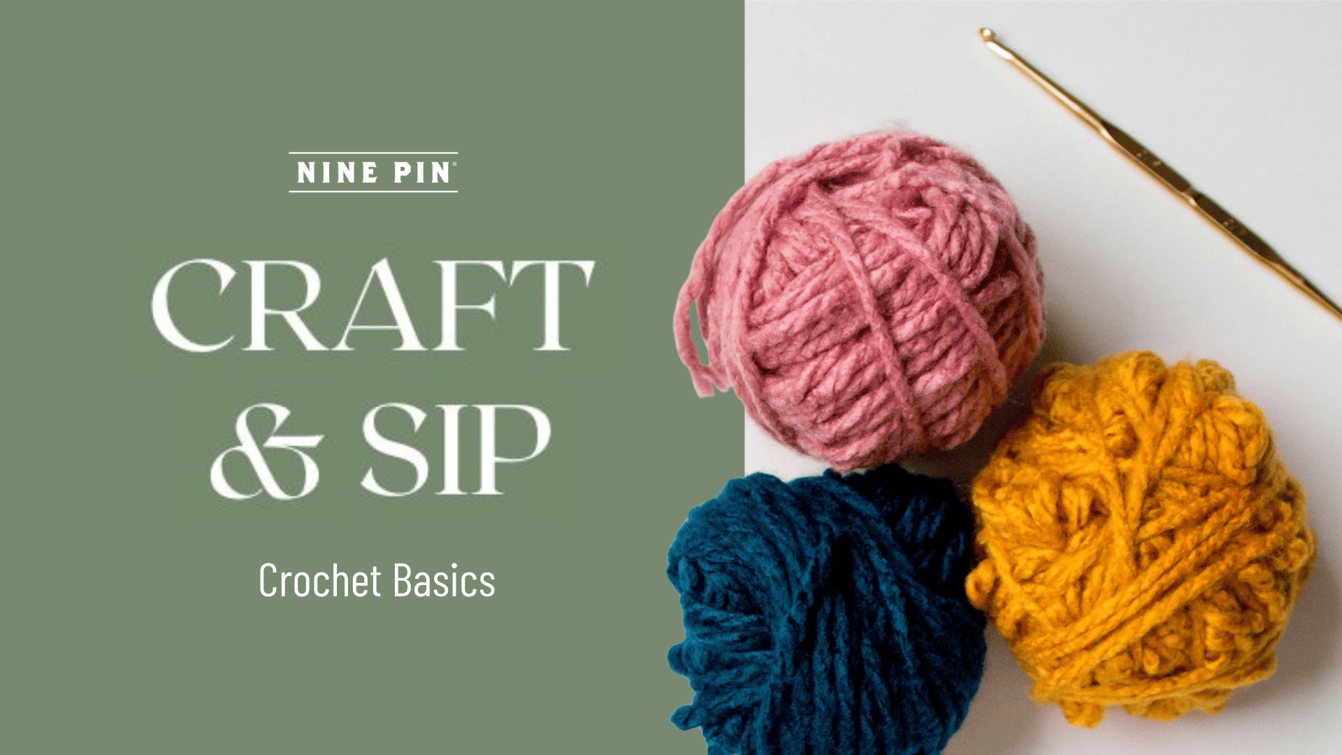 Craft & Sip: Crochet Basics