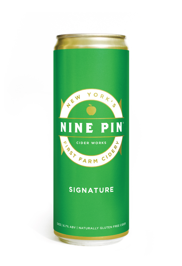 Nine Pin Signature Hard Cider 12 oz Can