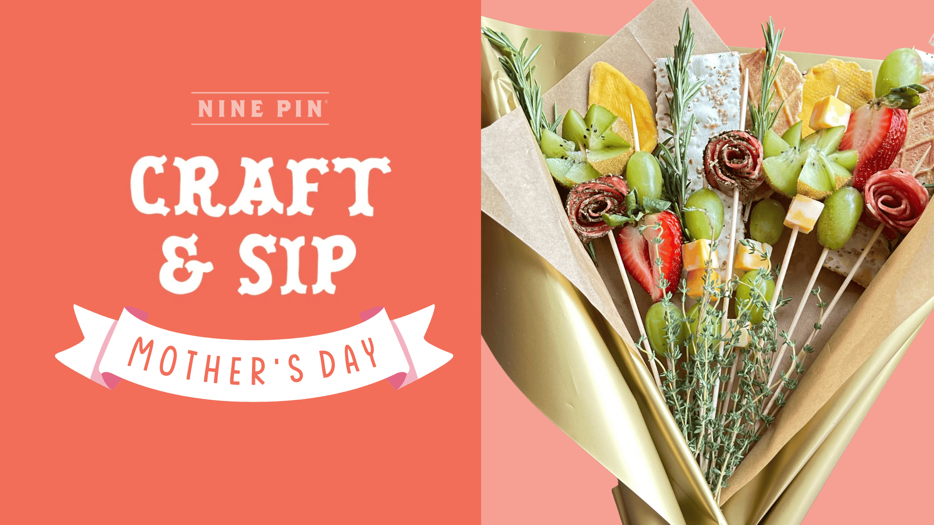 Craft & Sip: Charcuterie Bouquets
