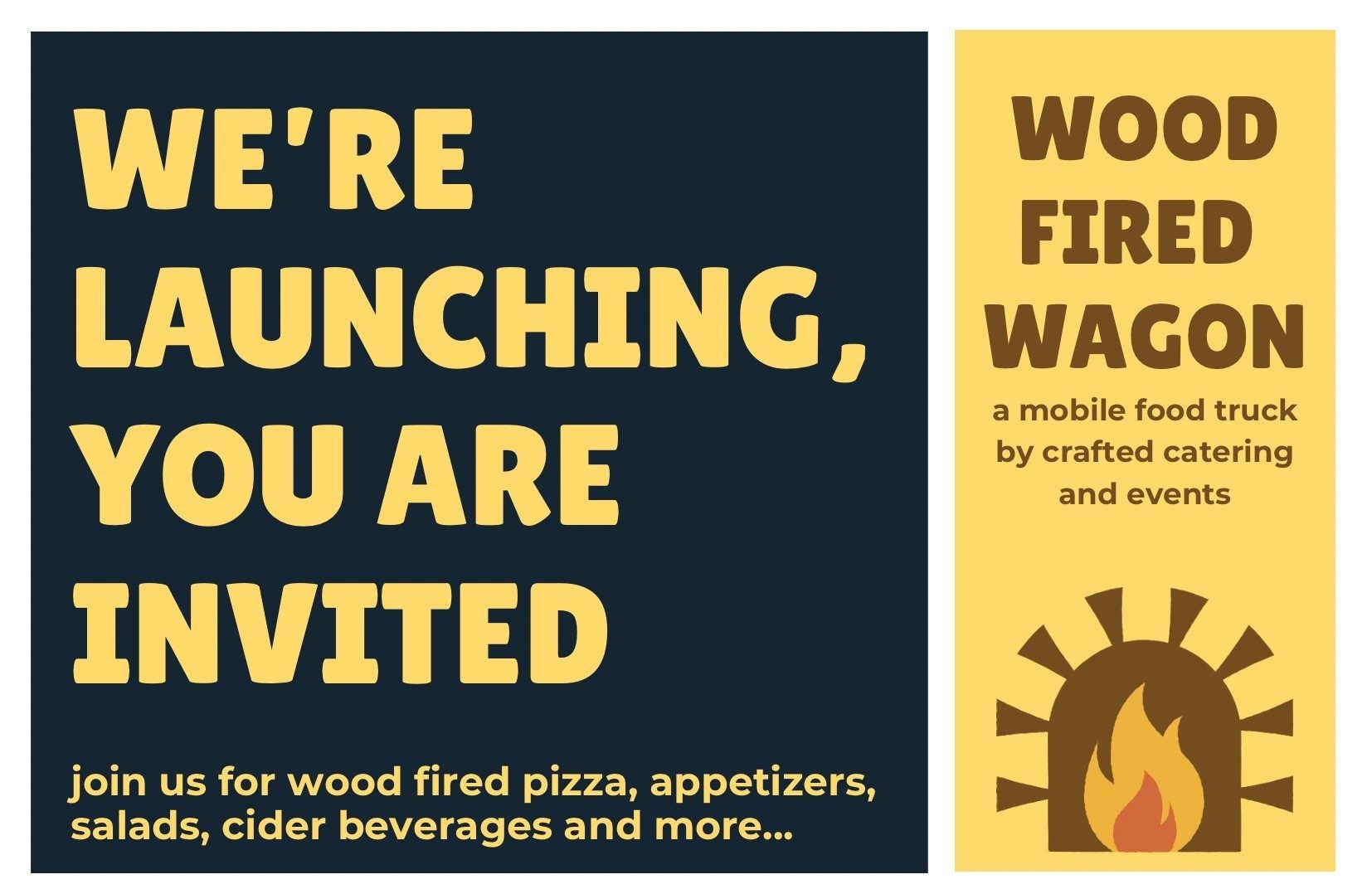 Wood Fired Wagon Launch Party