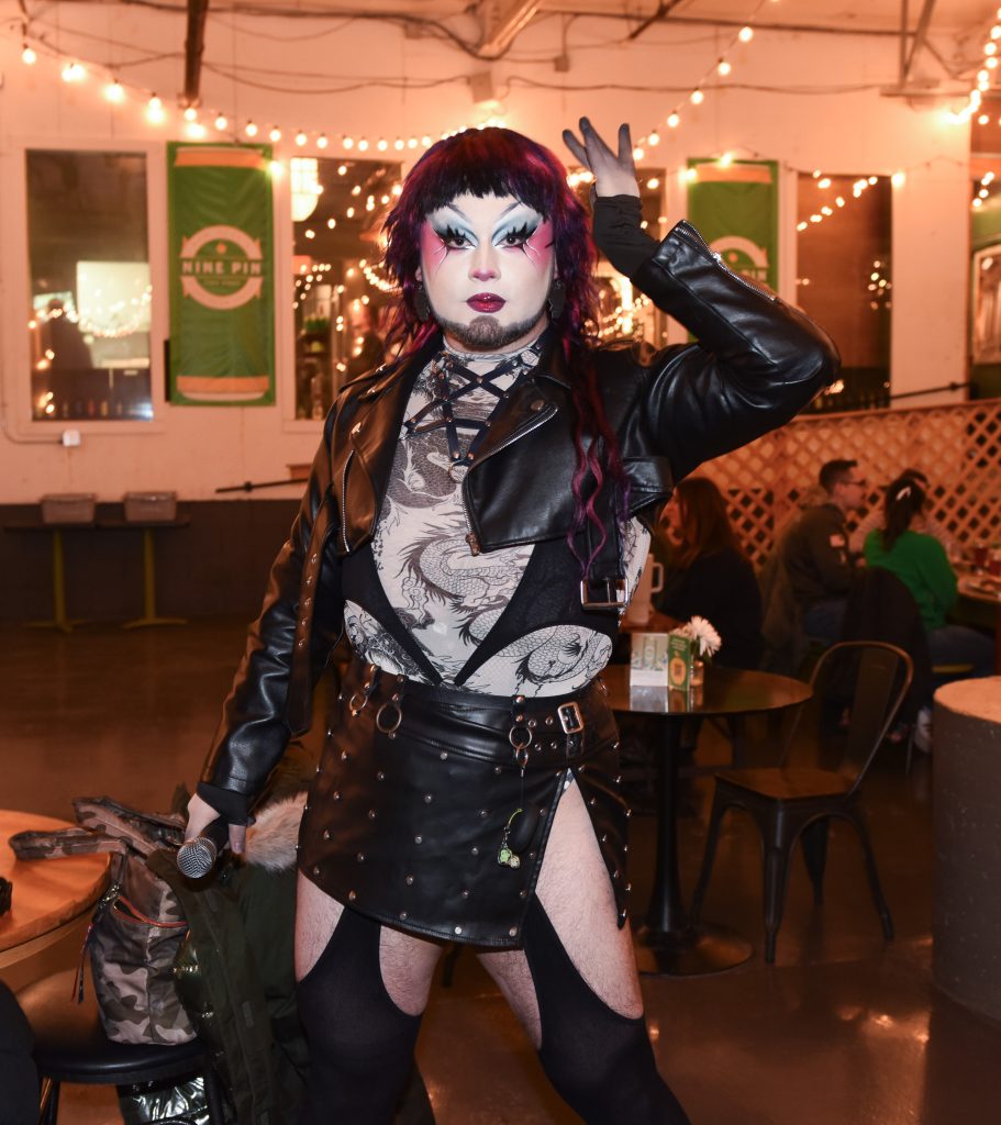 Drag Queen Typhoid Mary at Nine Pin Ciderworks
