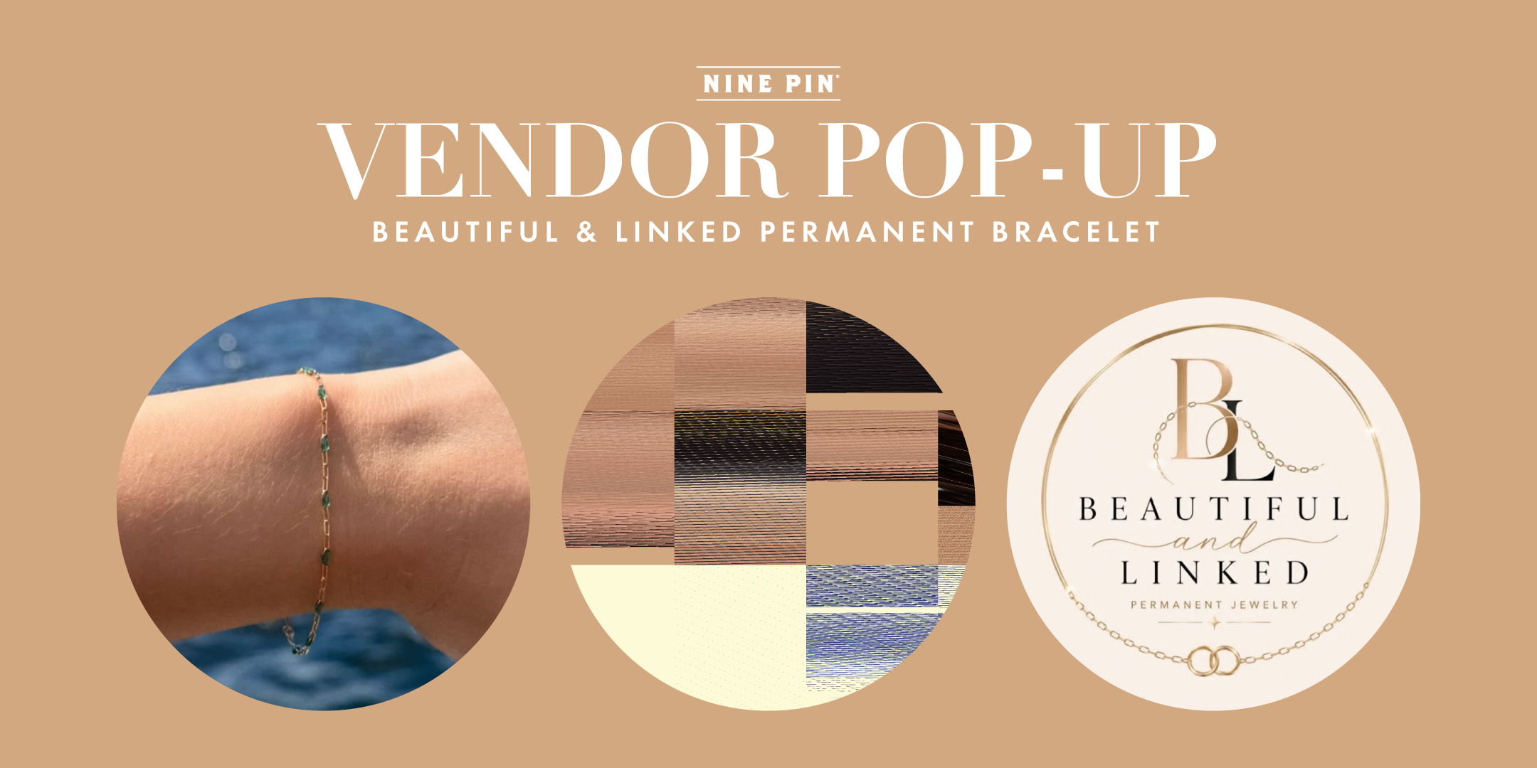 Beautiful and Linked Permanent Jewelry Pop Up