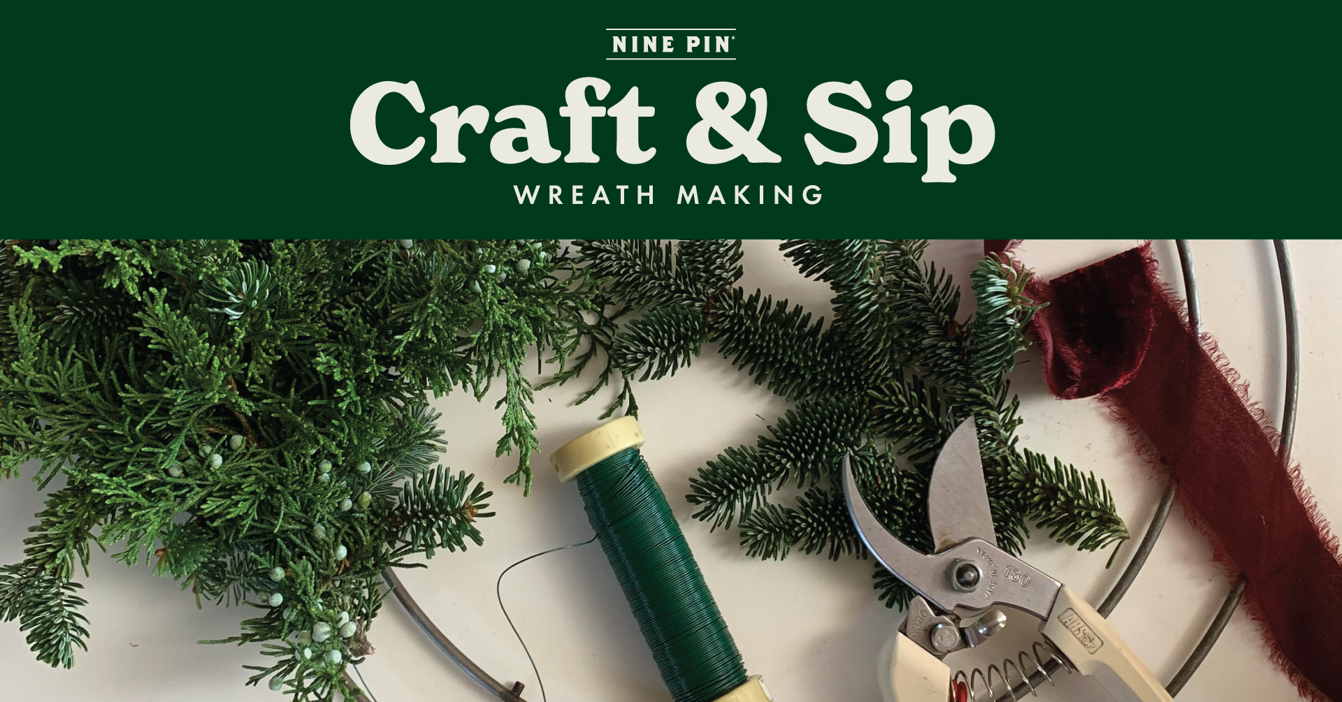 Craft and Sip: Wreath Making